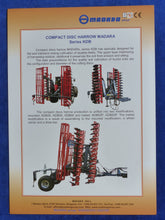 Lade das Bild in den Galerie-Viewer, MADARA Compact Disc Harrrow Series KDB - Prospekt Brochure Bulgarien
