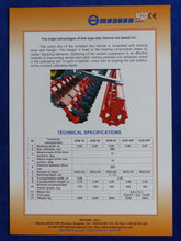 Lade das Bild in den Galerie-Viewer, MADARA Compact Disc Harrrow Series KDB - Prospekt Brochure Bulgarien
