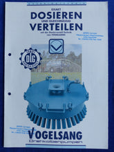 Lade das Bild in den Galerie-Viewer, Vogelsang Drehkolbenpumpen Ausbringtechnik Mist - Prospekt Brochure 1991
