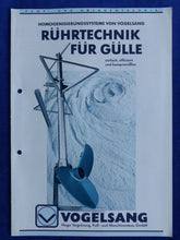 Lade das Bild in den Galerie-Viewer, Vogelsang Homogenisierungssysteme Rührtechnik - Prospekt Brochure 80er
