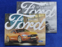 Lade das Bild in den Galerie-Viewer, Ford Mustang V8 GT Coupe Cabrio MJ 2018 - Prospekt Brochure + Preisliste 12.2017

