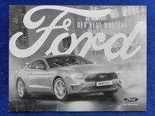 Lade das Bild in den Galerie-Viewer, Ford Mustang V8 GT Coupe Cabrio MJ 2018 - Prospekt Brochure + Preisliste 12.2017
