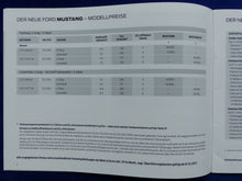 Lade das Bild in den Galerie-Viewer, Ford Mustang V8 GT Coupe Cabrio MJ 2018 - Prospekt Brochure + Preisliste 12.2017
