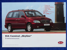 Lade das Bild in den Galerie-Viewer, Kia Carnival Skyline Sondermodell MJ 2005 - Prospekt Brochure 06.2004
