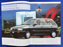 Lade das Bild in den Galerie-Viewer, Kia Pride 3-türig 5-türig - Prospekt Brochure 1995
