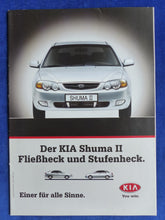 Lade das Bild in den Galerie-Viewer, Kia Shuma II Fließheck Stufenheck - Prospekt Brochure 04.2001
