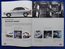 Lade das Bild in den Galerie-Viewer, Kia Shuma II Fließheck Stufenheck - Prospekt Brochure 04.2001
