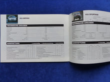 Lade das Bild in den Galerie-Viewer, Kia Programm 1996 Sephia Sportage - Prospekt Brochure 1995
