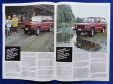 Lade das Bild in den Galerie-Viewer, Isuzu Trooper UBS 13 52 - Prospekt Brochure + Technische Daten 1982
