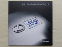 Lade das Bild in den Galerie-Viewer, Lexus Hybridmodelle 2010 - RX GS 450h LS 600h - Prospekt Brochure 11.2009

