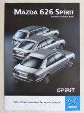 Lade das Bild in den Galerie-Viewer, Mazda 626 Spirit Sondermodell MJ 1999 - Prospekt Brochure 02.1999
