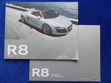 Lade das Bild in den Galerie-Viewer, Audi R8 Spyder quattro MJ 2010 - Prospekt Brochure + Preisliste 01.2010

