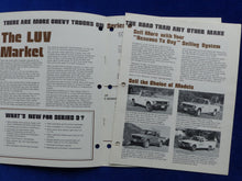 Lade das Bild in den Galerie-Viewer, Chevrolet Series 9 LUV Salesperson's Study Guide - Prospekt Brochure 09.1979 USA
