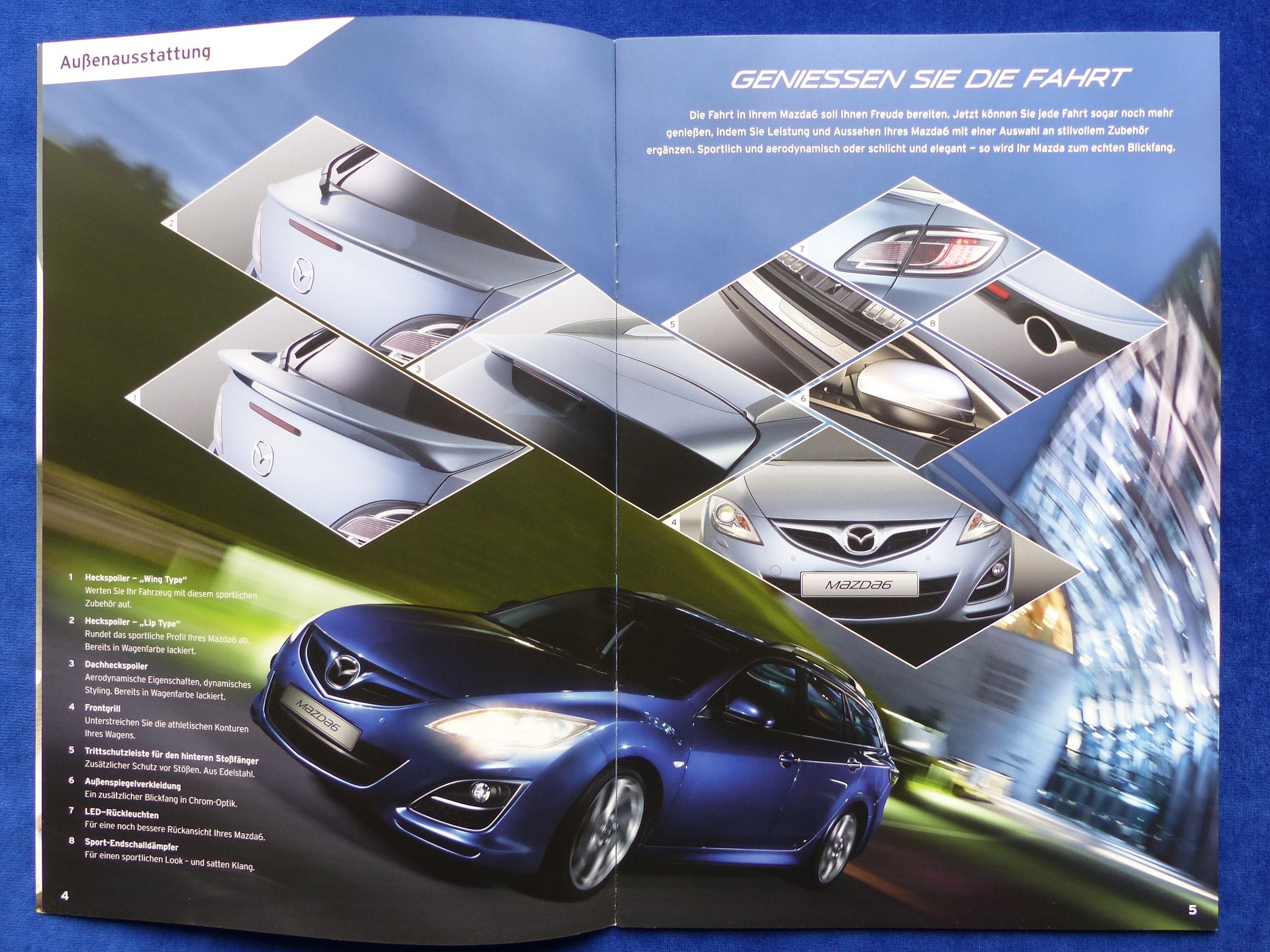 Mazda 6 Original Zubehör - Prospekt Brochure 04.2010 – car-brochure