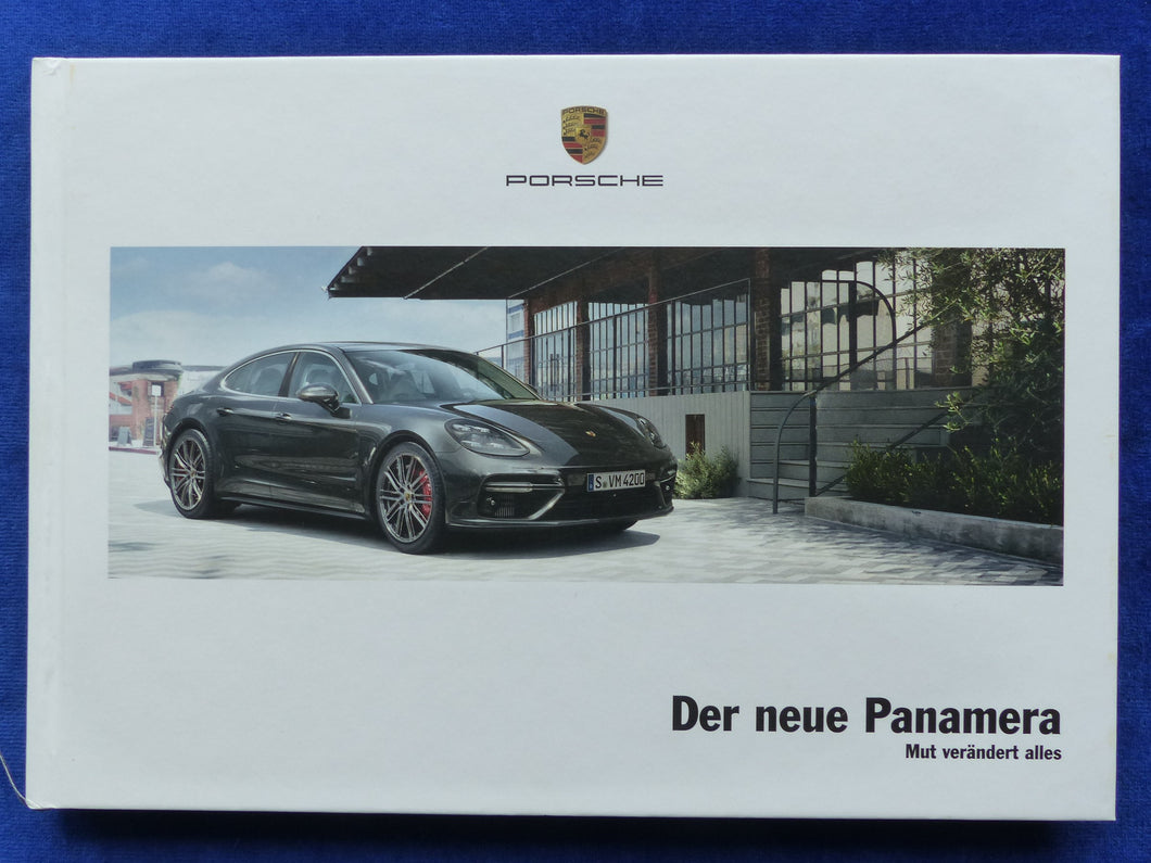 Porsche Panamera 4S Diesel Turbo MJ 2017 - Hardcover Prospekt Brochure 06.2016