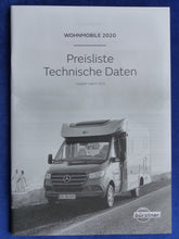 Lade das Bild in den Galerie-Viewer, Bürstner Wohnmobile 2020 Lyseo Travel Ixeo Argos - Prospekt + Preisliste 08.2019
