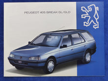 Lade das Bild in den Galerie-Viewer, Peugeot 405 Break GL GR SR MJ 1994 - 3x Prospekt Brochure 07.1993
