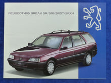 Lade das Bild in den Galerie-Viewer, Peugeot 405 Break GL GR SR MJ 1994 - 3x Prospekt Brochure 07.1993
