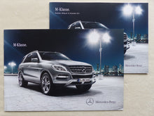 Lade das Bild in den Galerie-Viewer, Mercedes M-Klasse ML 350 MJ 2012 - Prospekt Brochure + Preisliste 11.2011
