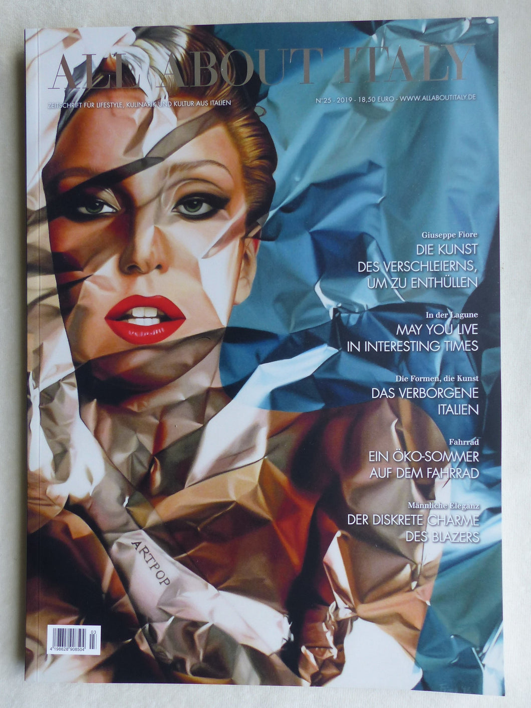 All About Italy Magazin Nr. 25 2019 - Lifestyle Kultur Fiat 500 Bugatti Typ 57