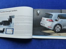 Lade das Bild in den Galerie-Viewer, VW e-Golf Golf Elektromotor MJ 2019 - Prospekt Brochure 11.2018
