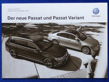 Lade das Bild in den Galerie-Viewer, VW Passat Limousine &amp; Variant MJ 2020 - Prospekt Brochure + Preisliste 08.2019

