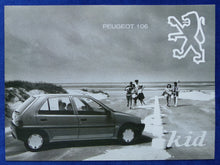 Lade das Bild in den Galerie-Viewer, Peugeot 106 Kid Sondermodell MJ 1994 - Prospekt Brochure 10.1993
