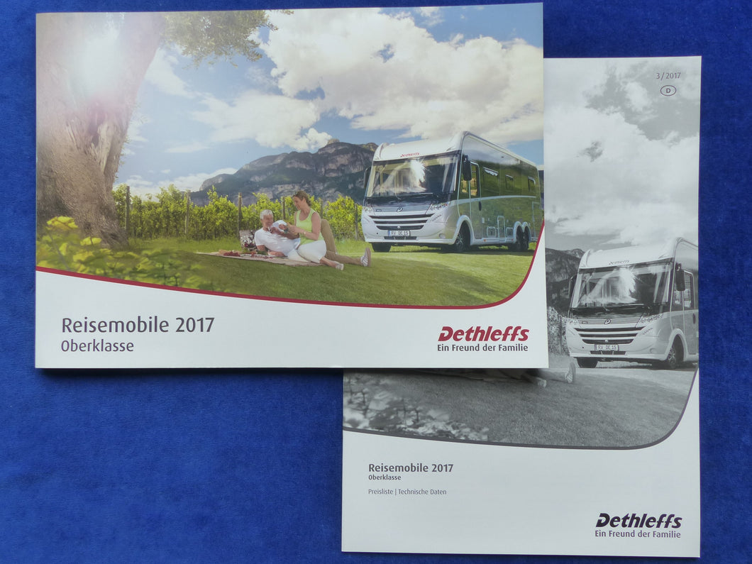 Dethleffs Reisemobile 2017 Globetrotter XXL - Prospekt + Preisliste 03.2017