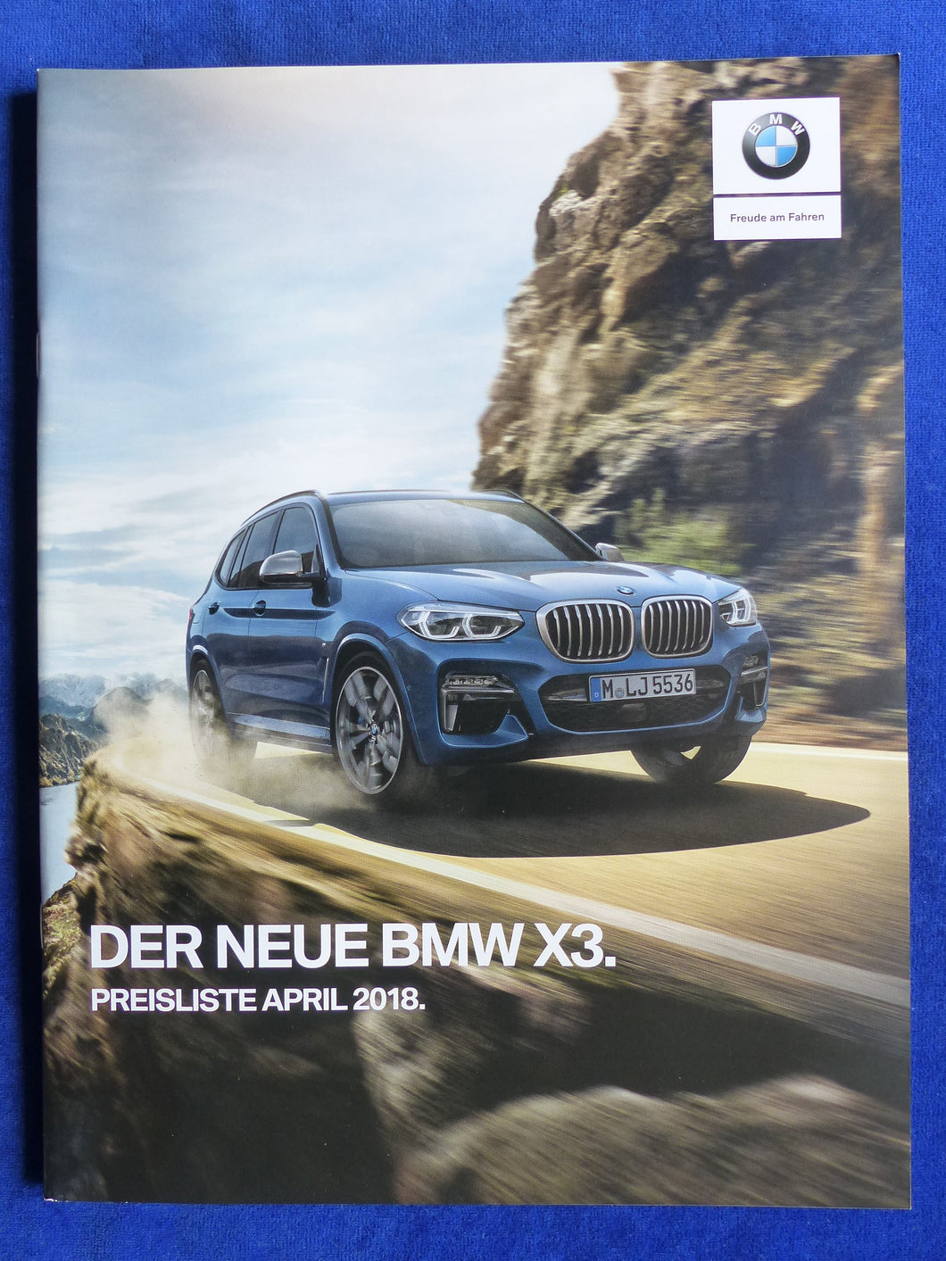 BMW X3 M40i - Preisliste MJ 2018 - Prospekt Brochure 04.2018