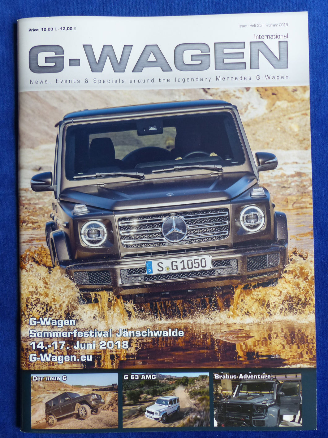 Mercedes G-Wagen Magazin 25/2018 - G-Klasse 460 461 463 AMG G63 Brabus Rallye