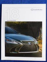 Lade das Bild in den Galerie-Viewer, Lexus Programm 2018 - CT IS GS LC LS RC NX RX - Prospekt Brochure 12.2017
