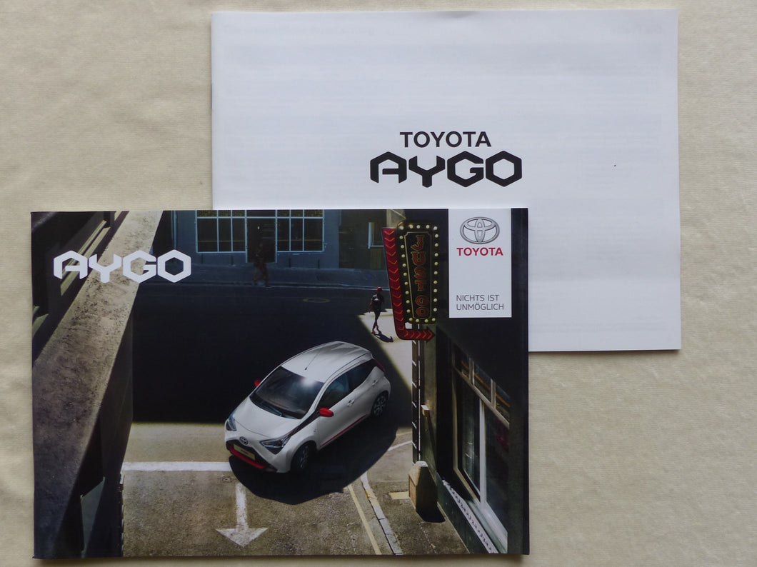 Toyota Aygo MJ 2019 - Prospekt Brochure + Preisliste 06.2018