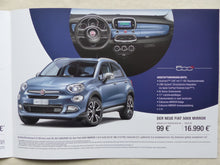 Lade das Bild in den Galerie-Viewer, Fiat 500 500L 500X Mirror Sondermodelle MJ 2018 - Prospekt Brochure 2017
