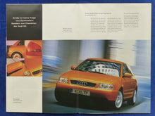 Lade das Bild in den Galerie-Viewer, Audi A3 MJ 1997 - Prospekt + Daten + Sonderausstattungen + Preisliste 06.1996
