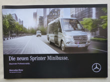 Lade das Bild in den Galerie-Viewer, Mercedes-Benz Sprinter Minibusse City Travel MJ 2020 - Prospekt Brochure 08.2019
