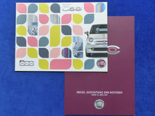 Lade das Bild in den Galerie-Viewer, Fiat 500 60th Limited Edition 1 of 560 - Prospekt Brochure + Preisliste 04.2017

