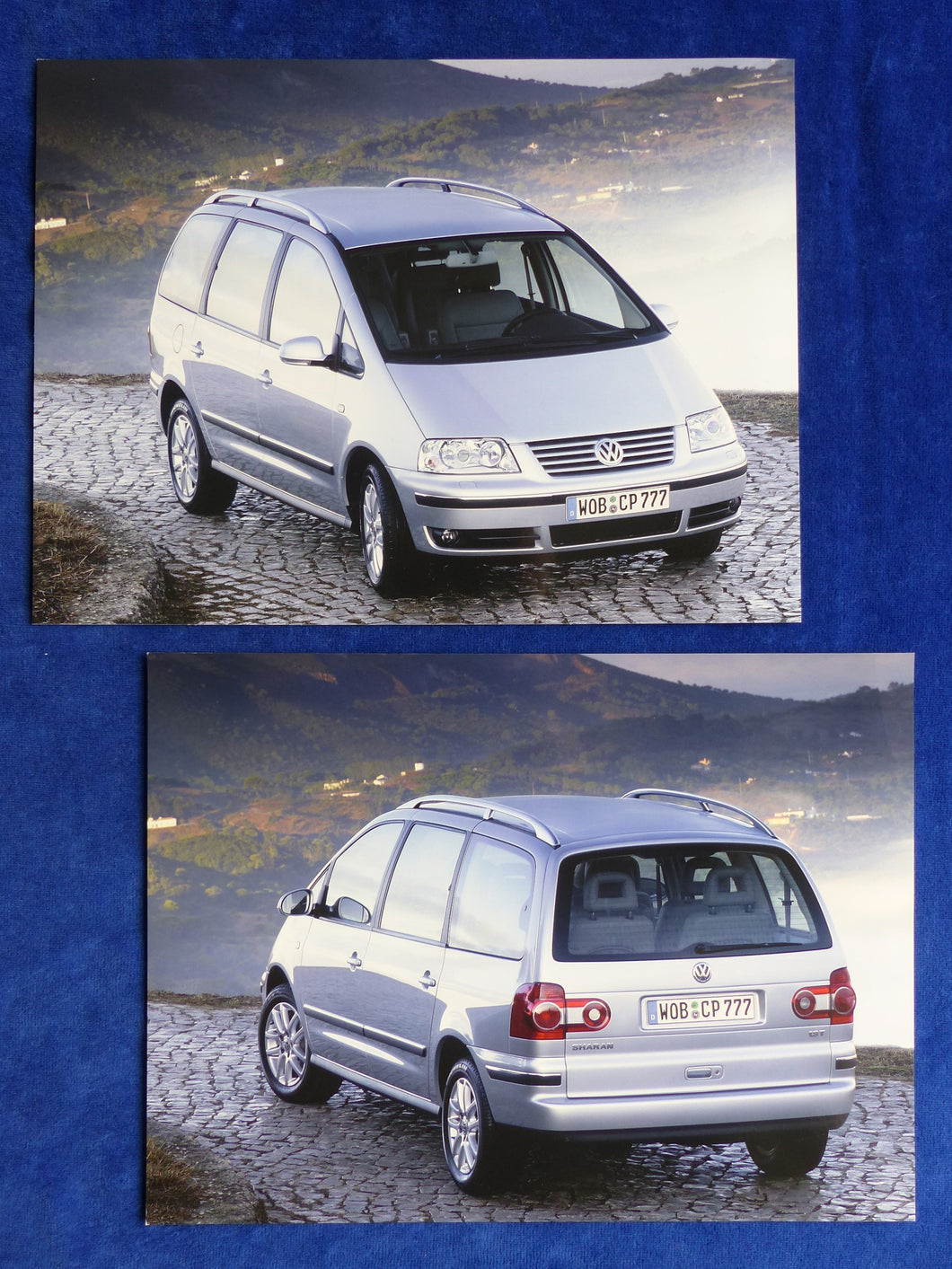 Volkswagen VW Sharan MJ 2004 - 2x Original Pressefotos 09.2003