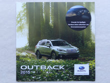 Lade das Bild in den Galerie-Viewer, Subaru Outback MJ 2015 - Preview Prospekt Brochure 10.2014 Schweden schwedisch
