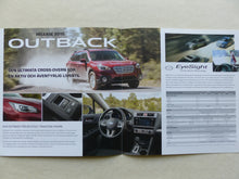 Lade das Bild in den Galerie-Viewer, Subaru Outback MJ 2015 - Preview Prospekt Brochure 10.2014 Schweden schwedisch
