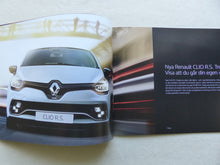 Lade das Bild in den Galerie-Viewer, Renault Clio RS Trophy MJ 2017 - Prospekt Brochure 10.2016 Schweden schwedisch
