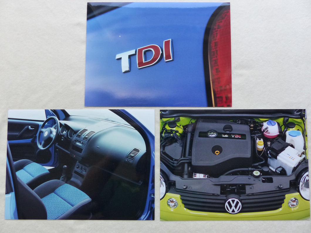 Volkswagen VW Lupo TDI MJ 2000 - 3x Original Pressefoto 07.1999