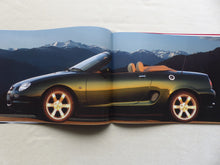 Lade das Bild in den Galerie-Viewer, MG F Roadster MGF 1.8i Typ RD - Prospekt Brochure + Daten &amp; Ausstattungen 1999
