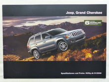 Lade das Bild in den Galerie-Viewer, Jeep Grand Cherokee SRT8 - Preisliste MJ 2009 - Prospekt Brochure 01.2009
