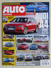 Lade das Bild in den Galerie-Viewer, Auto Zeitung Heft 15/2015 - Audi A4 BMW M3 Alfa Giulia Porsche Boxster Spyder
