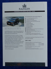 Lade das Bild in den Galerie-Viewer, Jeep Cherokee Ranger TD Turbo Diesel MJ 1993 - Prospekt Brochure 10.1992
