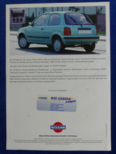 Lade das Bild in den Galerie-Viewer, Nissan Micra design Sondermodell MJ 1994 - Prospekt Brochure 08.1993
