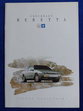 Lade das Bild in den Galerie-Viewer, Chevrolet Beretta Coupe GT GTZ MJ 1993 - Prospekt Brochure 1992

