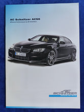 Lade das Bild in den Galerie-Viewer, AC Schnitzer ACS6 BMW 6er Coupe Cabrio MJ 2014 - Prospekt Brochure 09.2013
