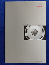 Lade das Bild in den Galerie-Viewer, Audi A4 Typ B6 - Daten &amp; Ausstattungen Ergänzungen - Prospekt Brochure 04.2001
