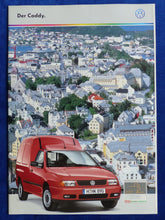 Lade das Bild in den Galerie-Viewer, VW Caddy Kastenwagen Kombi MJ 2000 - Prospekt Brochure 04.1999

